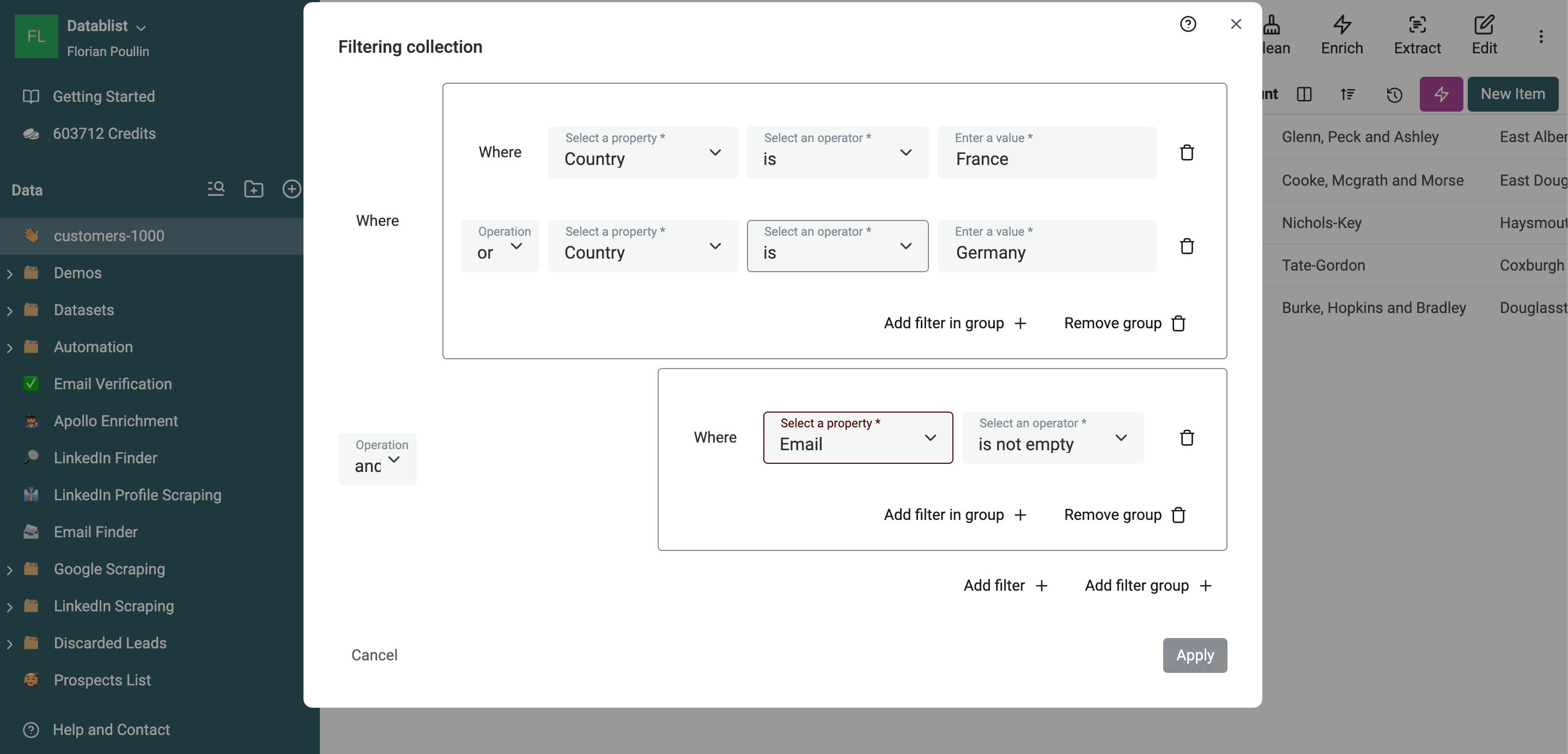 Filter CSV File