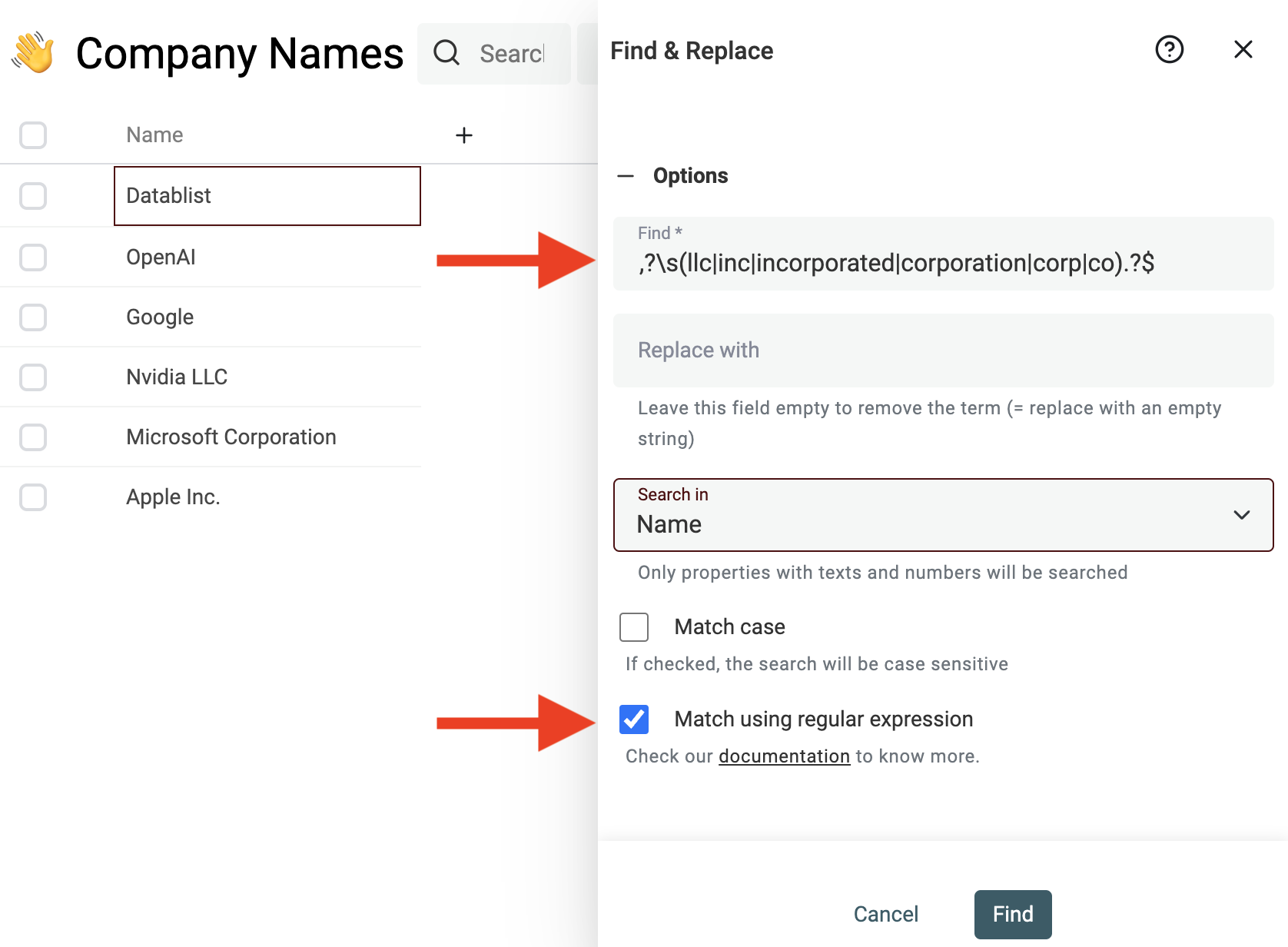 Remove company name suffixes