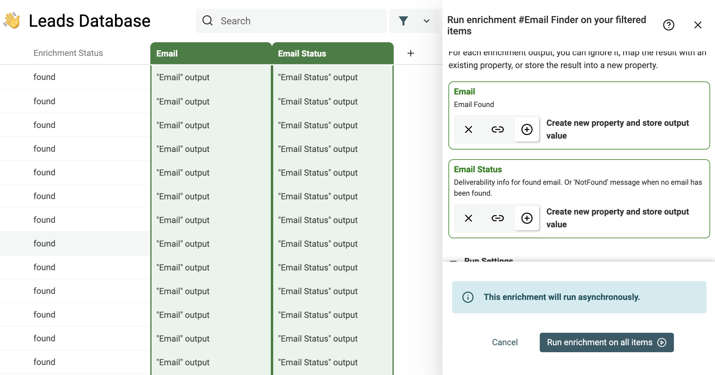 Email Finder Outputs