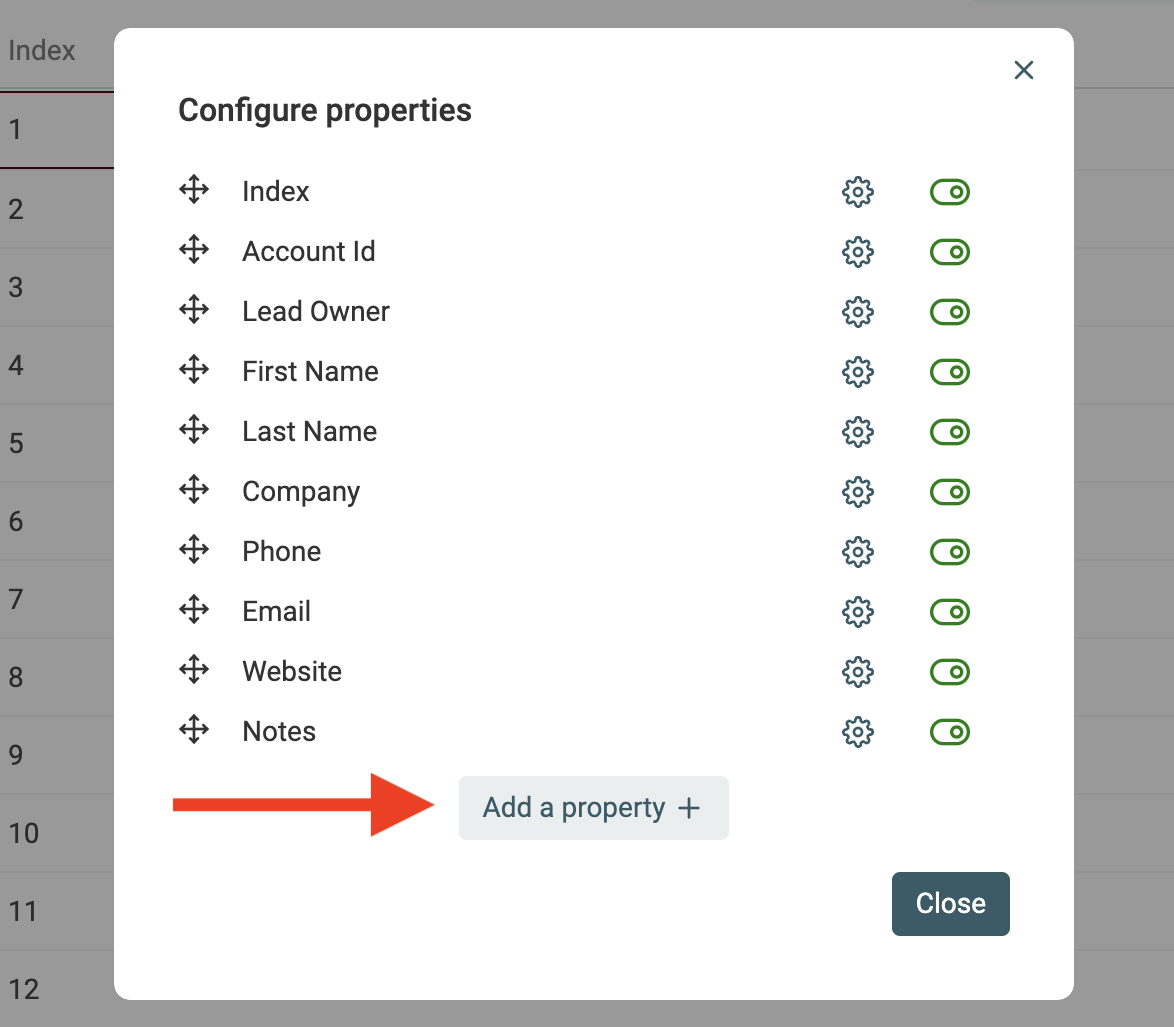 Create Properties - Step 2