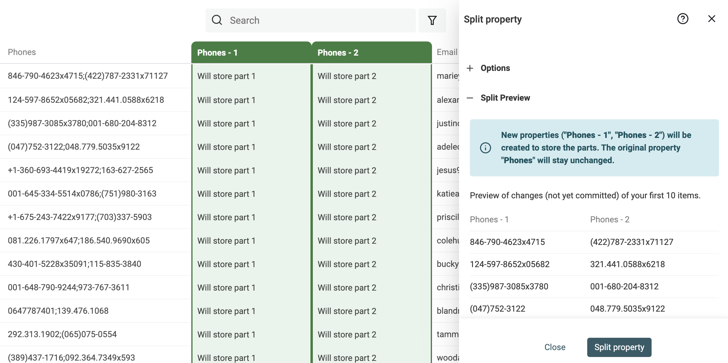 Split Property - Preview